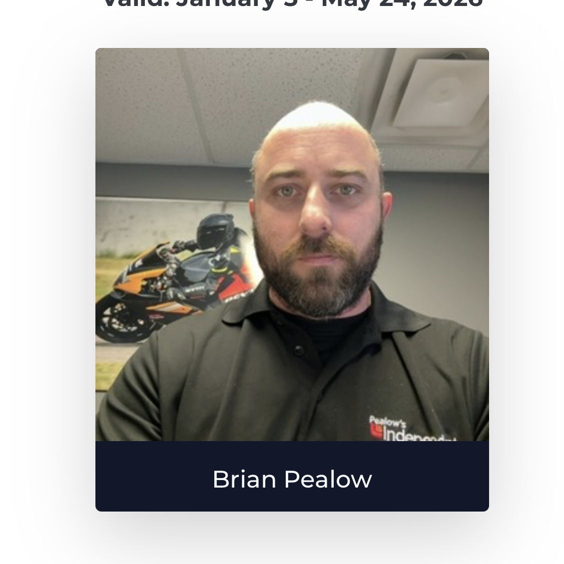 Profile of Brian Pealow