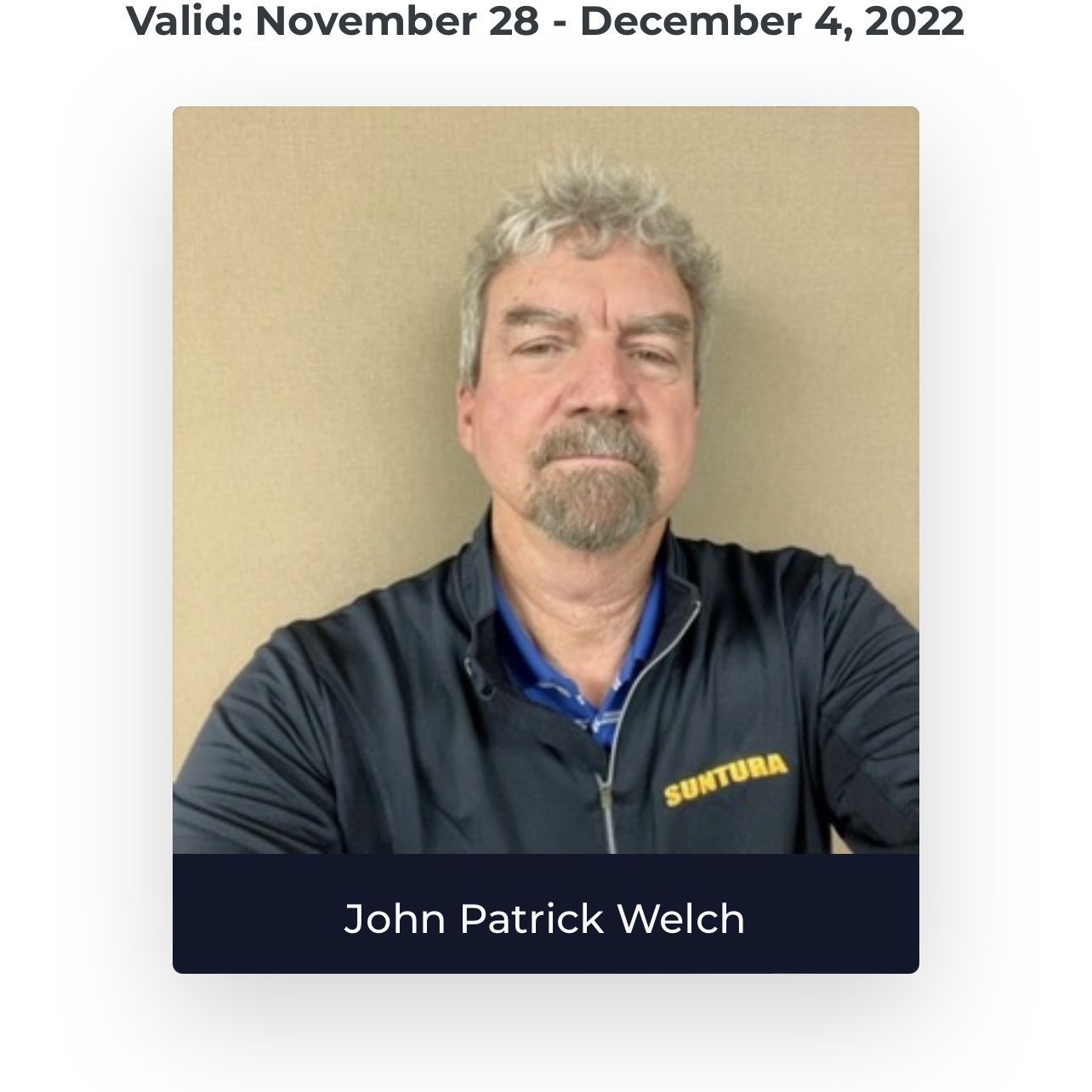 Profile of John Welch