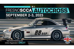 2023 Fresno SCCA Autocross, Sept 2 & 3