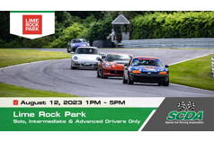 SCDA- Lime Rock Park - Track Day- Aug. 12th 1-5pm