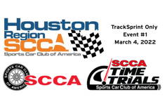 HouSCCA 2022 TrackSprint Only - Event 1