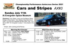 WMC AX #3 - Cars and Stripes (Rescheduled to 7/11)
