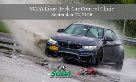 SCDA- Car Control Clinic- Lime Rock- Sept. 12th
