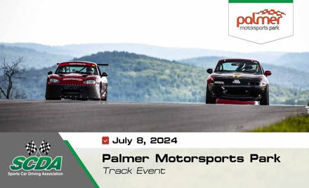 SCDA- Palmer Motorsport Park- Track Day 7/8/24