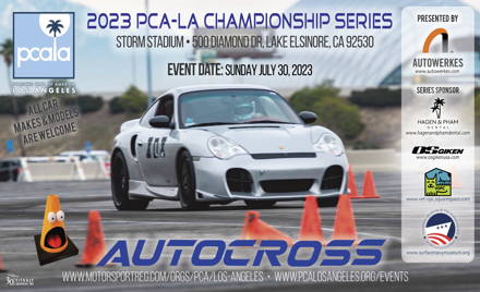 PCA-LA Autocross Championship Series 7-30-23