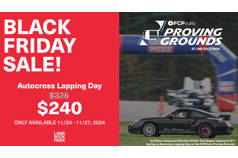 Autocross Black Friday / Cyber Monday Sale