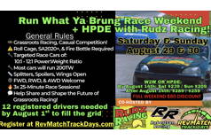 Run What Ya Brung W2W + HPDE w/RevMatch & Rudz Racing $239 / $209