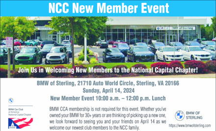 Spring 2024 NCC New Member Open House