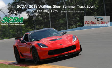 SCDA- Watkins Glen- 2 Day Track Event- July 16-17