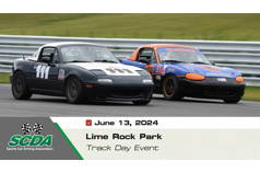 SCDA- Lime Rock Park- Track Day Event- June 13th