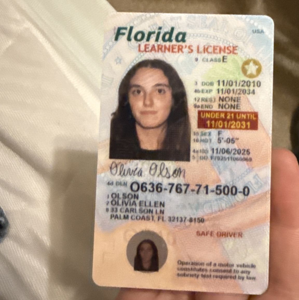 Profile of Olivia Olson