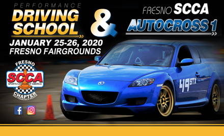2020 Fresno Autocross School and Event 1