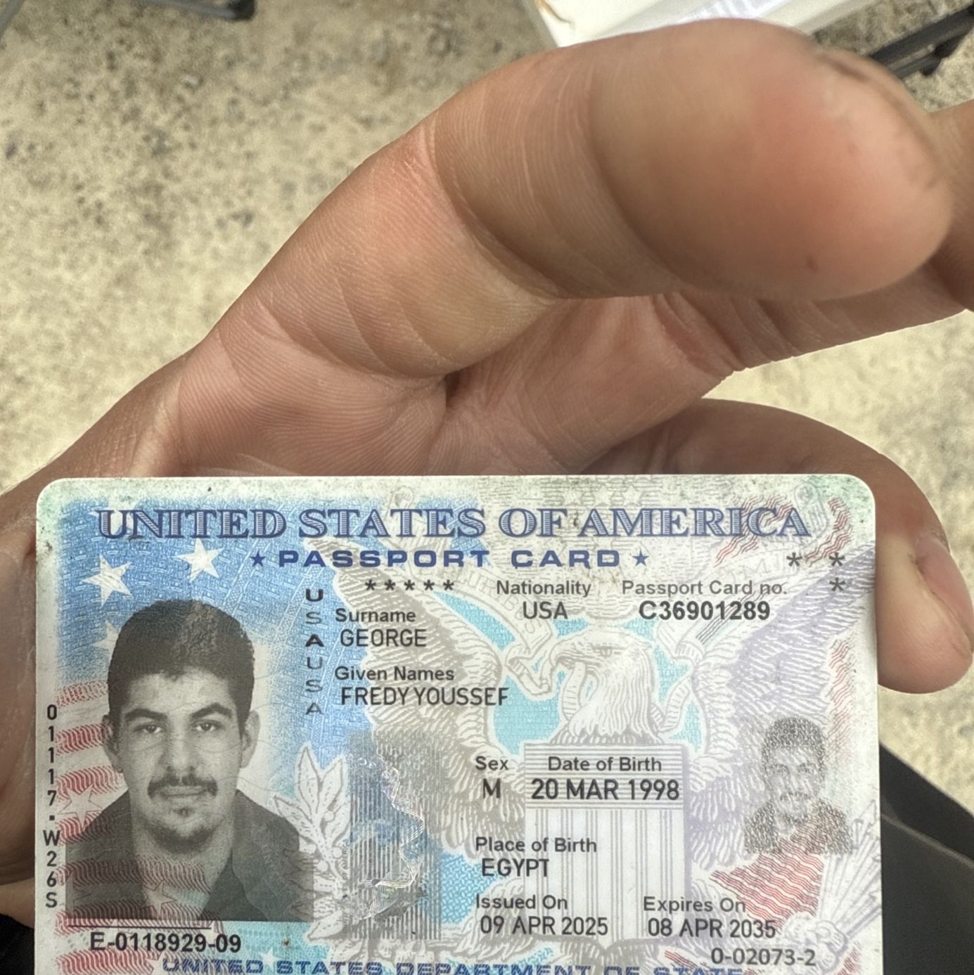 Profile of Fredy George