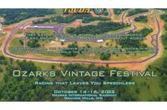 VSCDA’s Ozark Vintage Festival October 14-16, 2022