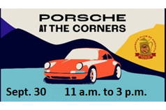 Porsche at The Corners Sept. 30