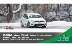 SCDA- WINTER Car Control Clinic-Lime Rock- 2/19/22