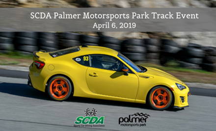 SCDA- Palmer Motorsports Park- Track Event- Apr. 6