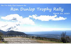 Ron Dunlop Trophy Rally