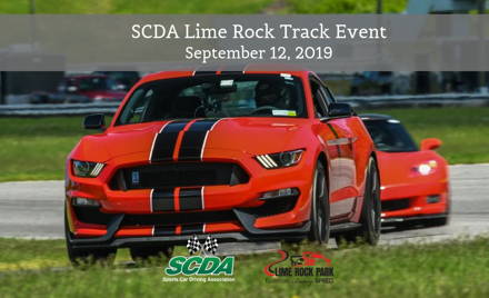 SCDA- Lime Rock Park- Track Event- September 12th