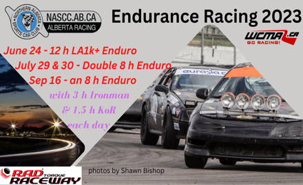 Double Endurance Wkd July 29&30
