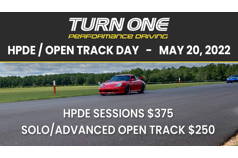 Turn One Track Day (HPDE/OPEN TRACK)