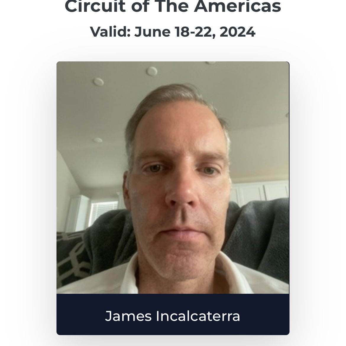 Profile of James Incalcaterra