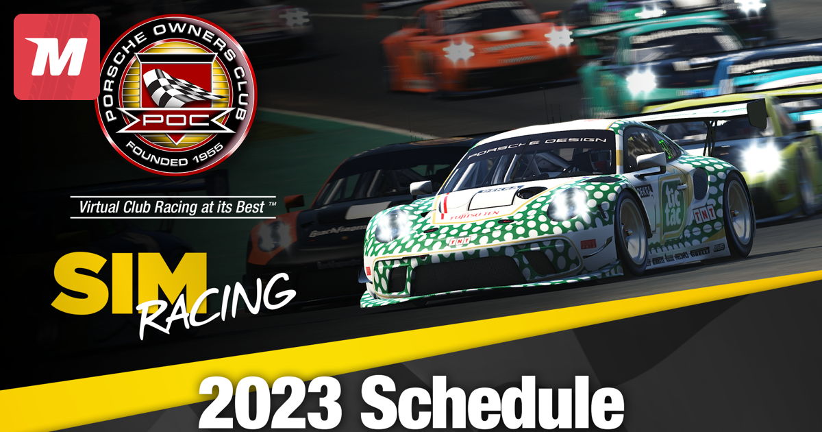 POC 2023 SIM Racing League requirements on Jan 1, 2023 (022147