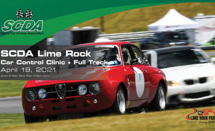 SCDA- Lime Rock Park- Track Day Event- April 19th