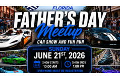 SUPERCAR SUNDAYS FLORIDA  3rd ANNUAL FATHER'S DAY CAR SHOW
