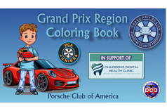 The GPX PORSCHE CLUB CHARITY COLORING BOOK SALE