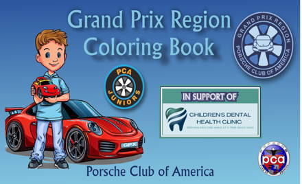 The GPX PORSCHE CLUB CHARITY COLORING BOOK SALE
