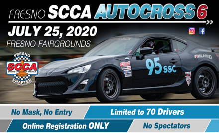2020 Fresno SCCA Autocross Event 6