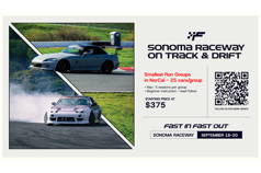 Sonoma Raceway TrackDay and Drift Paddock