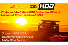 Audi Club/HOD Instructor Clinic 2023