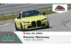 SCDA- Pocono Raceway- Track Day- May 24th, 2024
