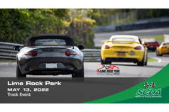 SCDA- Lime Rock Park- Track Day Event- May 13th