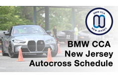 BMW CCA NJ 2024 Autocross Schedule