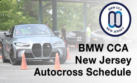 BMW CCA NJ 2024 Autocross Schedule