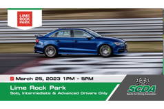 SCDA- Lime Rock Park - Track Day- Mar 25th 1-5pm