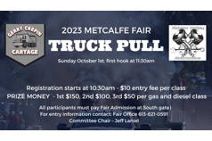 Metcalfe Fair Truck Pull