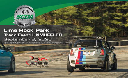 SCDA- Lime Rock Park- UNMUFFLED Track Event- 9/8