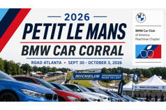 BMW CCA Car Corral at Petit Le Mans 2026