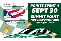 2023 NCC Autocross Points Event #4