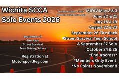 Wichita Region SCCA MIDIV SATURDAY, MAY 2, 2026